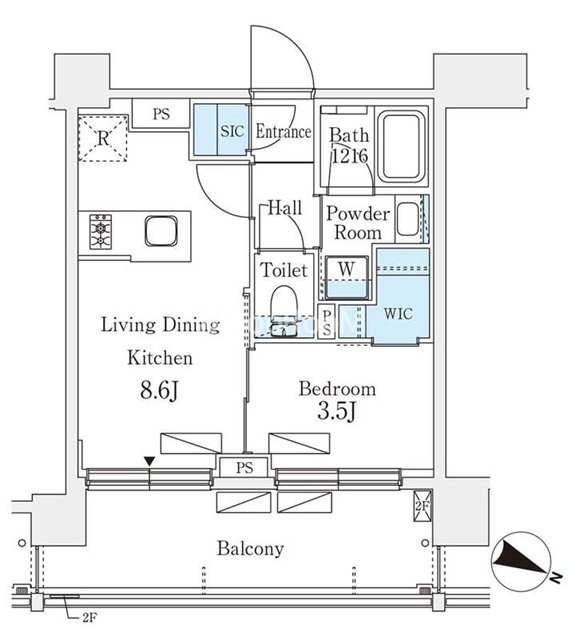 1LDK