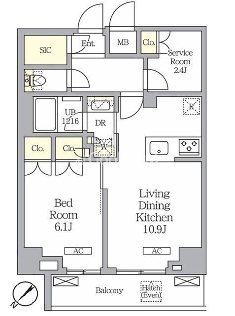 1SLDK