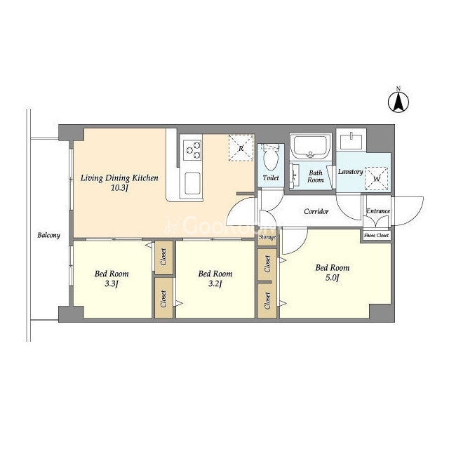 3LDK