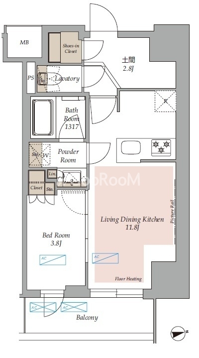 1LDK