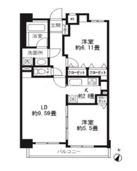 2LDK