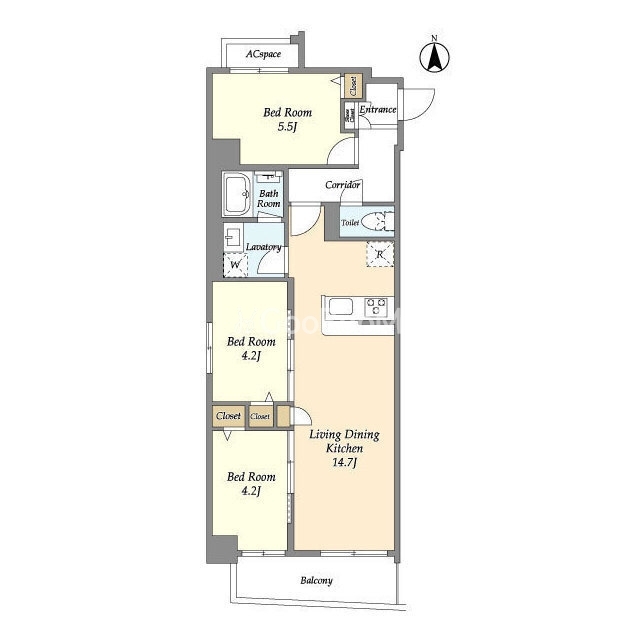 3LDK