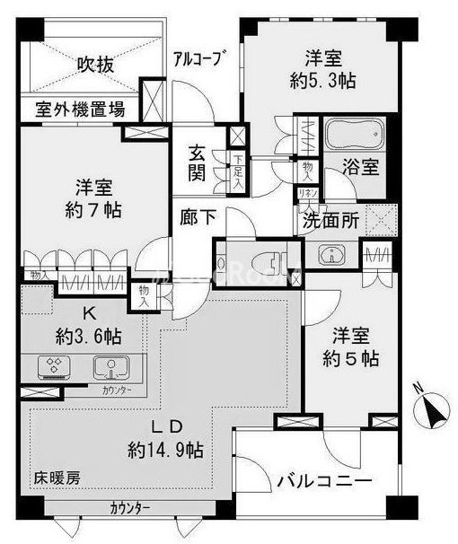 3LDK