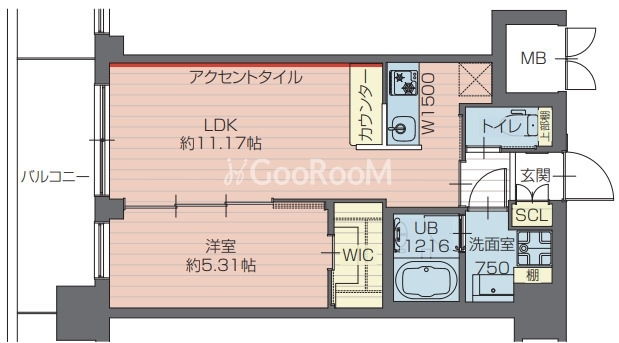 1LDK
