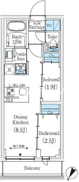 2DK