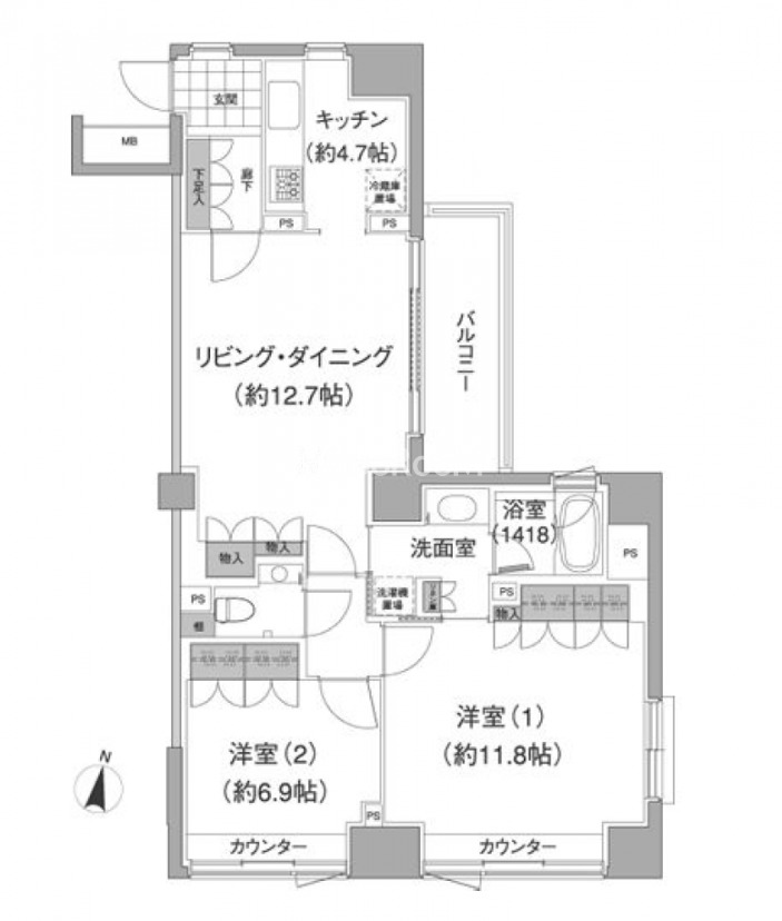 2LDK