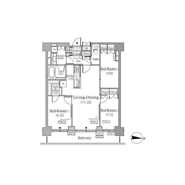 3LDK