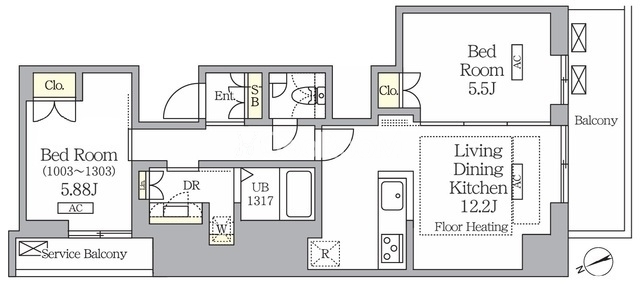 2LDK