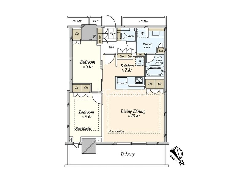 2LDK