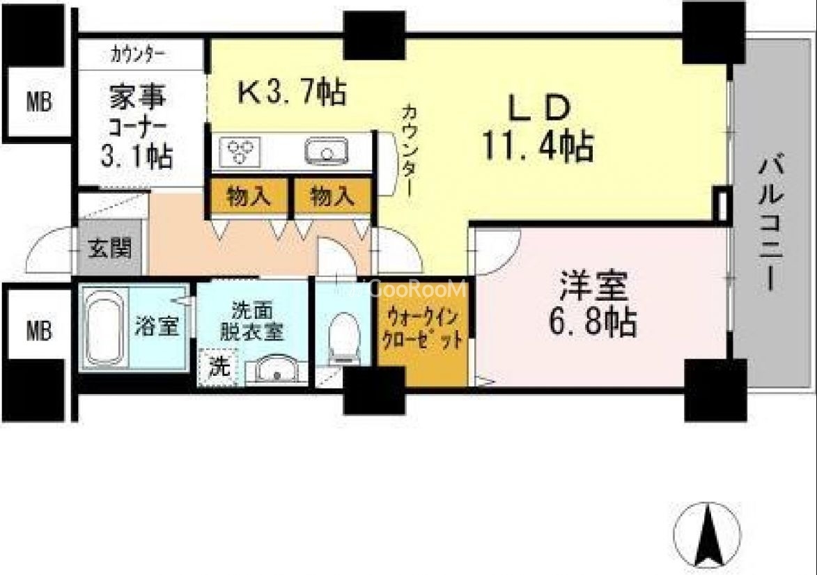 1LDK