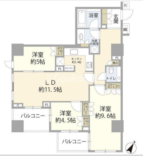 3LDK