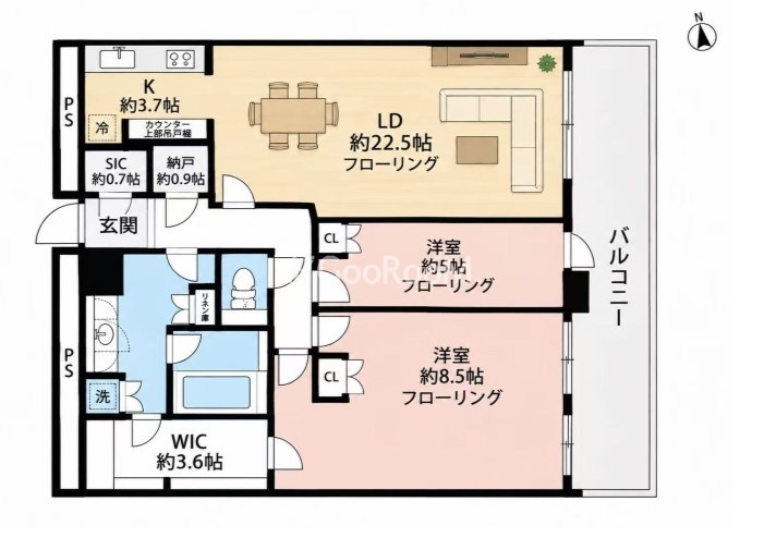1LDK