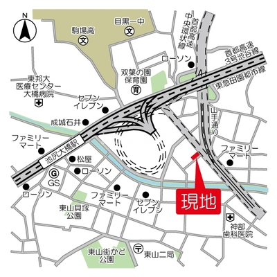 
						デュオフラッツ池尻大橋 マップ