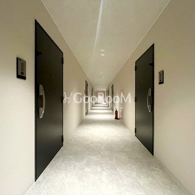 
						コンフォリア・リヴ豊洲キャナル 内廊下