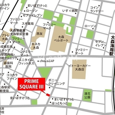 
						プライムスクエア3　ロケーション