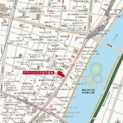 
						ブランシエスタ浅草蔵前 マップ